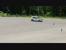 スターレット　ジムカーナ風景１本目