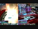 【PSO2】夫婦2人だけでXHDF連戦(２P分割風画面・なるべく部位破壊)