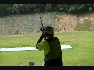 実射　クレー射撃