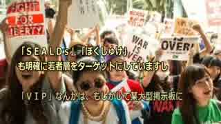 【拡散】国会前スピーチのSEALDs≒共産党≒朝日新聞≒在日≒報ステ