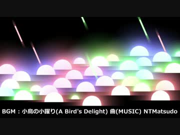 【インスト】ひたすら約2分三色レーザーが一斉掃射する動画【オリジナル曲 小鳥の小躍り】