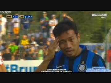 【高画質】【長友佑都：1アシスト】インテル vs. カルピ【ハイライト編】