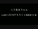 【LoVA】【FF14】クルルのアカウントBANまとめ