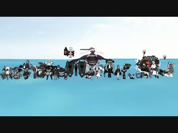 【第15回MMD杯予選】ふるさと3部合唱【深海棲艦編】