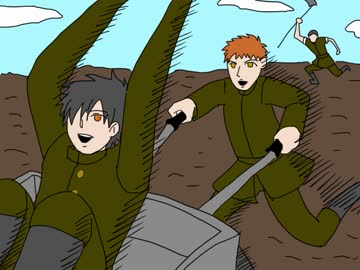 【手描き】すいみん不足ジャパン【獄都事変】