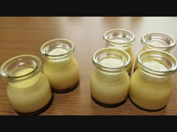 プリン4種類　作りました