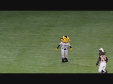 オールスターゲーム2015第1戦マスコットパフォーマンスタイム