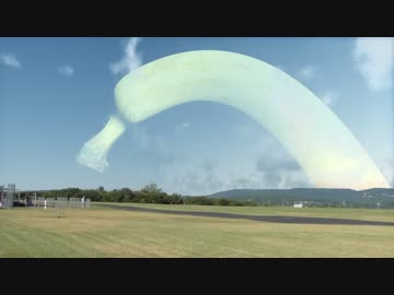 もし宇宙ステーションの軌道に巨大バナナがあったら