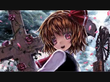 ルーミアを油絵で描いてみた