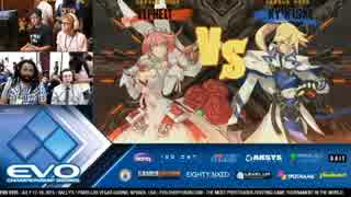 EVO2015 GGXrd Top12Losers KidViper vs りおん