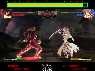 GGXrd コンボムービー制作のプレイヤーと編集者の作業分担例について