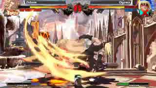 EVO2015 GGXrd 前夜祭野試合 Zidane(LE)vs小川(ZAT)