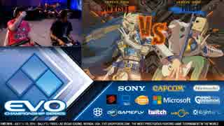 EVO2015 GGXrd WinnersSemiFinal どぐら vs ナゲ