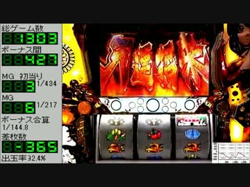 【パチスロ】麻雀物語3 役満乱舞の究極大戦　設定６　4本場