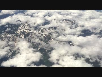 Ｂ737-300　ANA492便　中部国際空港離陸後長野当たり