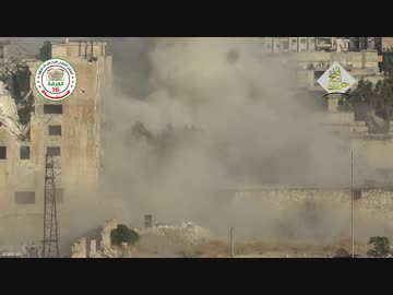 【シリア】即興迫撃砲は非常に高い命中精度を実証します【百発百中】