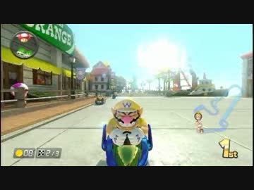 【実況】へたっぴでも楽しくマリカー8「カップル杯」・２GP【clan視点】
