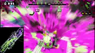 【プレイ動画】スプラトゥーン ガチヤグラ番外 A【アロワナモール】