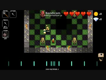 【NecroDancer】デッドリンガーwithダガー【ネクロダンサー】