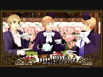 【APヘタリアMMD】トランプ衣装 ♠ 英で「Love Logic」