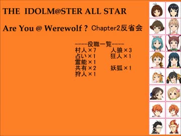 【iM@S人狼】AreYou@Werewolf?2反省会