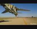 【リビア】　MIG-23　超低空飛行