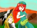 お絵かきしながら幻想少女大戦紅を実況プレイ　魔理沙ルート８B