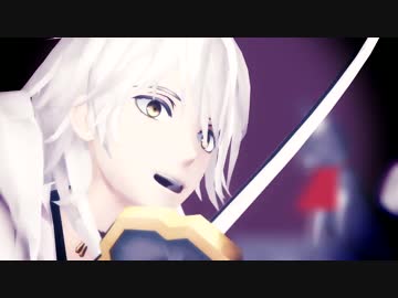 【ＭＭＤ刀剣乱舞】鶴丸vs三日月(+応援三条派)で一騎当千【戦闘表現有】