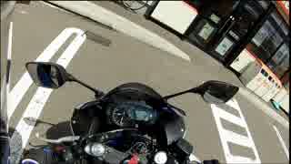 YAMAHA　YZF-R3納車日の様子