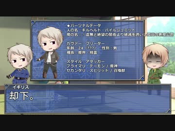 【APヘタリア】国家たちのBEASTBIND TRINITY 0-2【伊独普日米英】