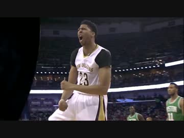 【NBA】アンソニー・デイビス 2014-2015 TOP10プレー【眉毛】