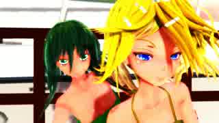 【MMD】水着なくしろ式GUMI・リンさんで「LUVORATORRRRRY!」