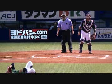 シアーホルツの打球が山本哲哉の頭部に直撃