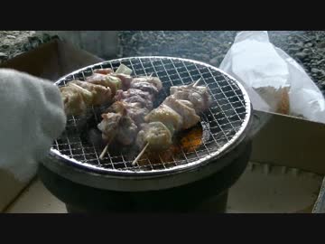 川原で串焼きを焼いてきました。　　【後編】