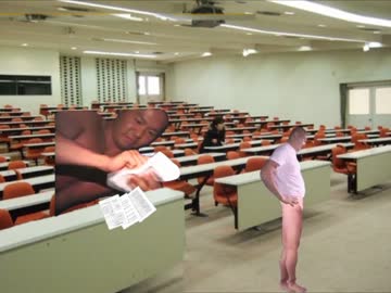 テスト前日に追い込まれる先輩