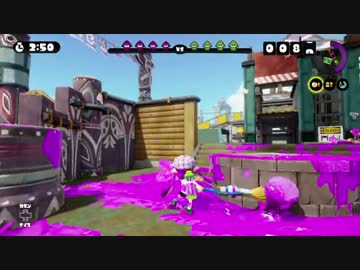 【スプラトゥーン】　風邪を引いてもパブロを振り続ける男 【実況】