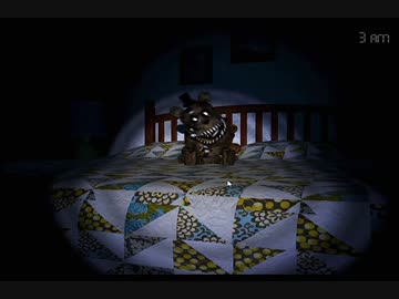 【実況】自宅警備員もやっぱり怖すぎるFive Nights at Freddy's4：03