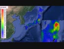2010年10月から2015年4月までの放射線量