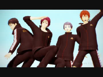 【Free!MMD】凛・宗・愛・百でTell Your World