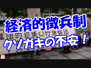 【経済的徴兵制】 クソガキの不安！！