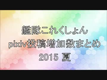 艦これpixiv増加数ランキング 2015夏 part1/2