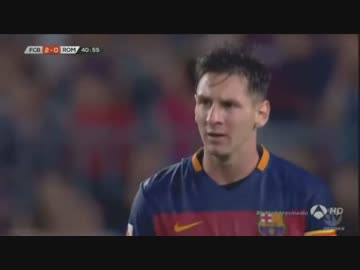 【高画質】バルセロナ vs. ローマ【フルハイライト編：ガンペール杯】