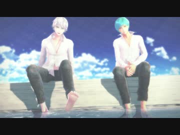 【MMD刀剣乱舞】 えんぜるふいっしゅ 【鶴丸・一期】＊お着替えあり＊