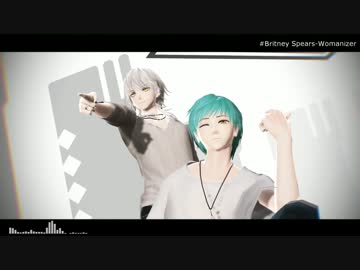 【MMD刀剣乱舞】Womanizer【鶴丸国永·一期一振】