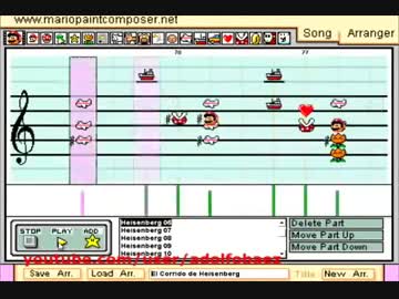 マリオコンポーザで「ハイゼンベルグソング」ブレイキング・バッド
