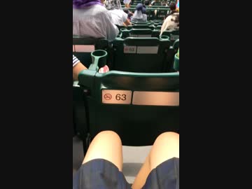 甲子園で女子高生を盗撮する男