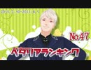 AxisPowersヘタリアランキング　№47（7/30～8/05）
