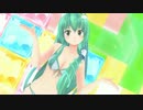 【東方MMD】水着の早苗さんでおちゃめ機能