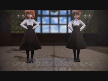【艦これMMD】　第六駆逐隊　雷電で『メランコリック』