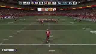 Madden NFL15　レッドスキンズ対バイキングス　2Q